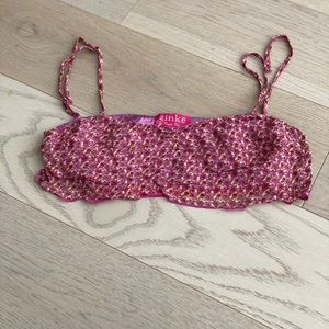 Free People floral crop